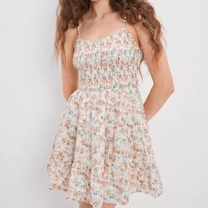 XL TALL AE Smocked Tiered Mini Dress